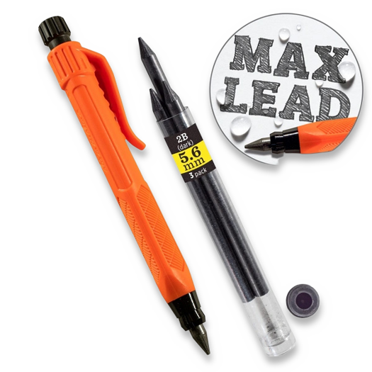 Rite in the Rain LEAD HOLDER ORANGE 56 SERIES W / ITH LEAD REFILLS