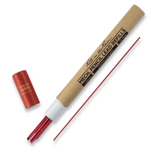 Rite in the Rain Mechanical Pencil Refill Pack, röd