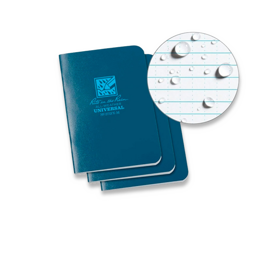 Rite in the Rain Mini Stapled Notebook 3 Pack