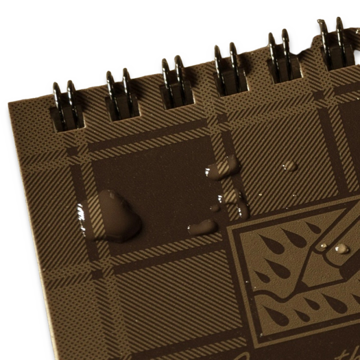 Rite in the Rain Pocket Top Spiral 3 x 5, Brown Plaid