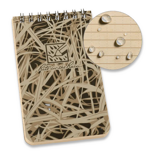 Rite in the Rain Pocket Top Spiral 3 x 5, Grass Camo