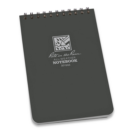 Rite in the Rain Pocket Top Spiral 4 x 6, grigio