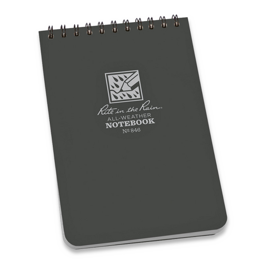 Rite in the Rain Pocket Top Spiral 4 x 6, 灰色