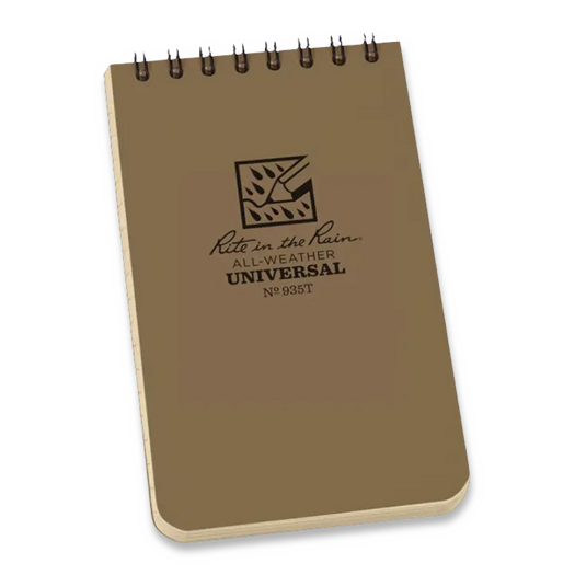 Rite in the Rain Pocket Top Spiral Kit 3 x 5, Tan/Tan