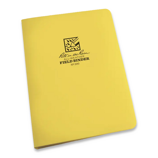 Rite in the Rain Ring Binder - 1/2" Capacity, Yellow