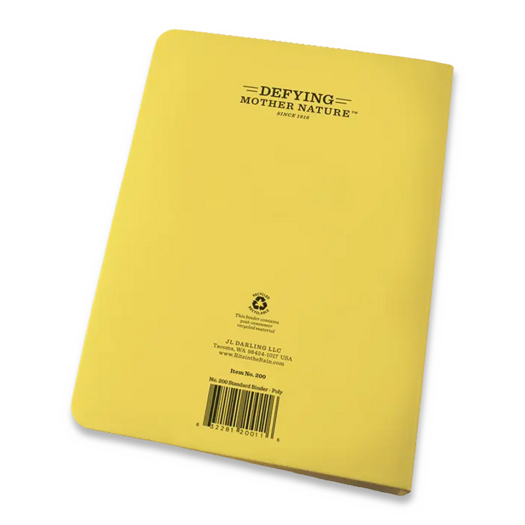 Rite in the Rain Ring Binder - 1/2" Capacity, Yellow