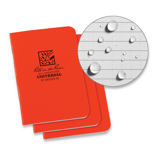 Rite in the Rain Stapled Mini Notebook 3 Pack