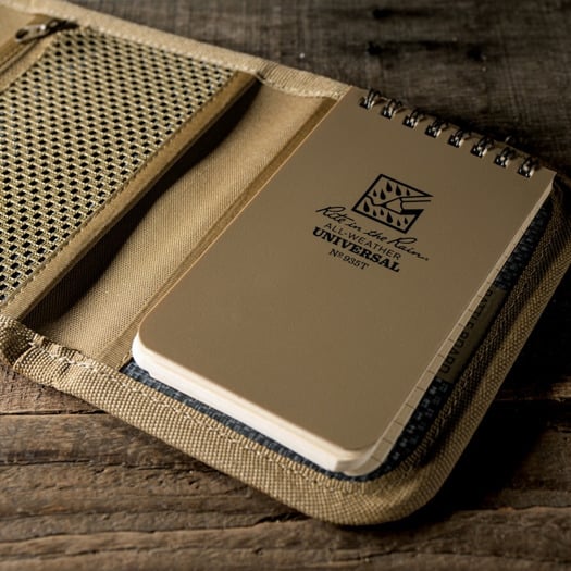 Rite in the Rain Tri-Fold Kit 3" x 5", Tan