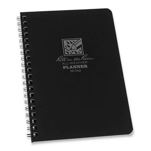 Rite in the Rain Weekly Planner Undated, negru