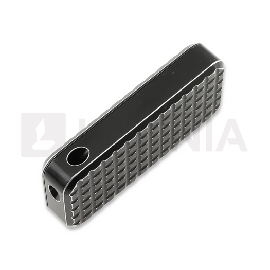 Rivery Manufacturing Zero Utility Knife - Grenade Pattern, Worn Black