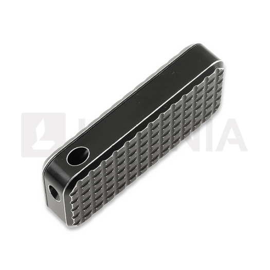Rivery Manufacturing Zero Utility Knife - Grenade Pattern, Worn Black