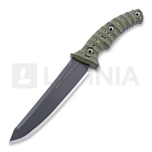 Nóż RMJ Tactical Combat Asia, green/black