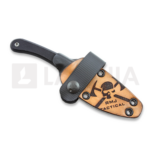 RMJ Tactical Sparrow kniv, hybrid sheath, black/black