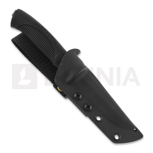 Nóż Rokka Korpisoturi, black, kydex sheath