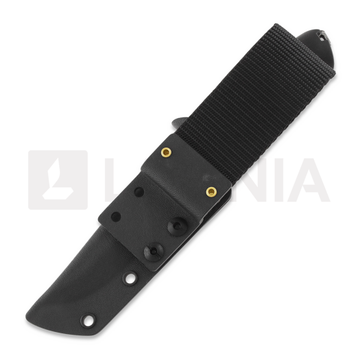 Rokka Korpisoturi 刀, black, kydex sheath