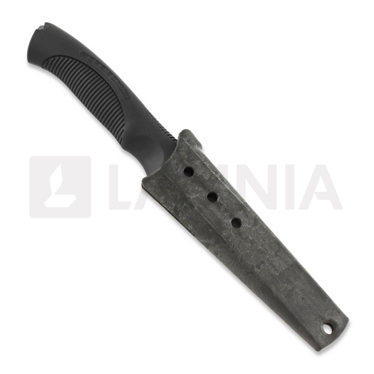 Нож Rokka Korpisoturi с креплением Ulticlip, чёрный