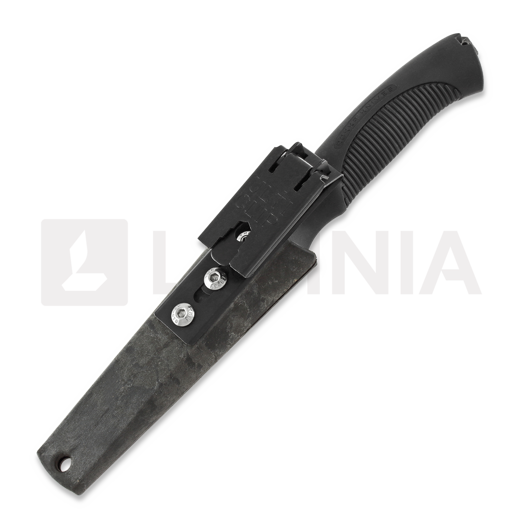 Нож Rokka Korpisoturi с креплением Ulticlip, чёрный