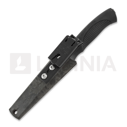Rokka Korpisoturi 刀, black, with Ulticlip