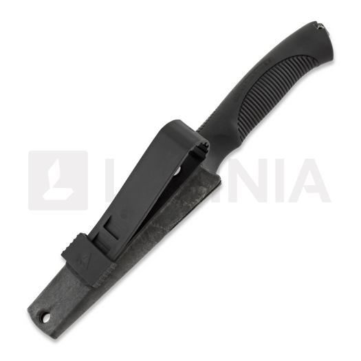 Nóż Rokka Korpisoturi, black, with Ulticlip