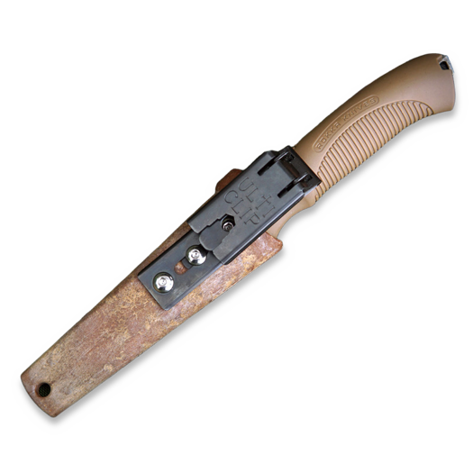 Нож Rokka Korpisoturi coyote с креплением Ulticlip