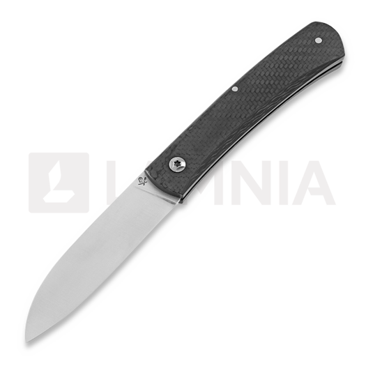 Roland Lannier Spring Heeled Jack Carbon Fibre sulankstomas peilis