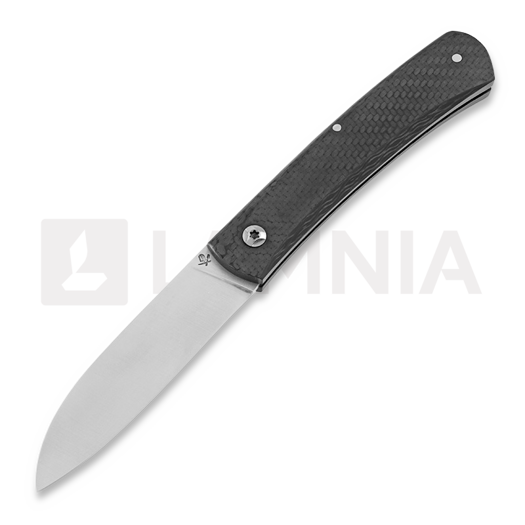 Roland Lannier Spring Heeled Jack Carbon Fibre kääntöveitsi