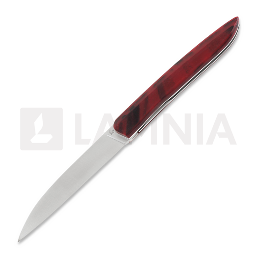 Zavírací nůž Roland Lannier Why So Serious? More Rock n' Roll, marble red