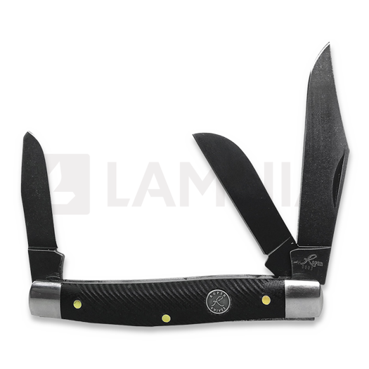 Roper Knives Stockman D2 pocket knife, 黒