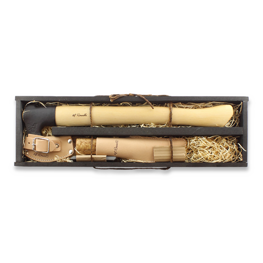 Roselli Allround Axe long + Hunting knife, Giftbox