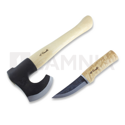 Roselli Allround Axe short + Hunting knife, Giftbox