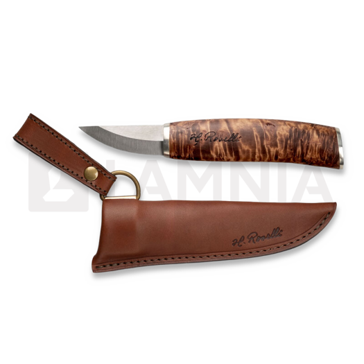 Roselli Bear Claw kniv, UHC, silver ferrule