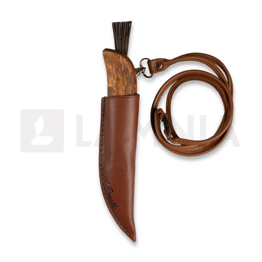Roselli Mushroom knife with leather cord