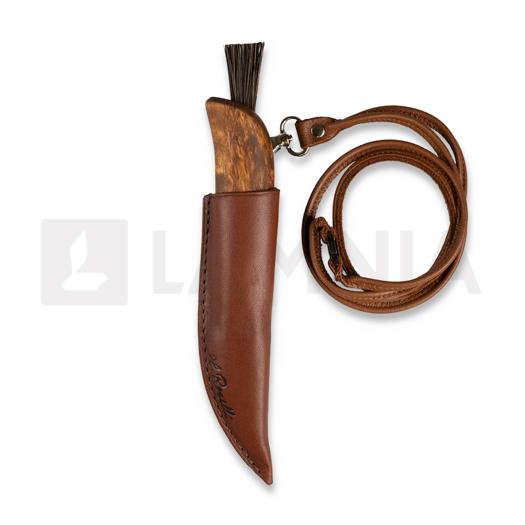 Roselli Mushroom knife with leather cord