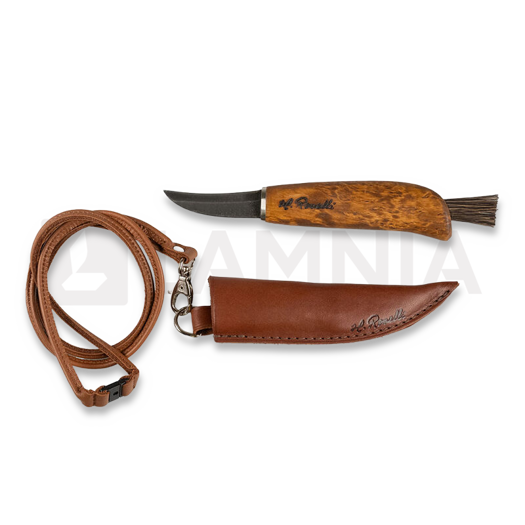 Roselli Mushroom knife with leather cord