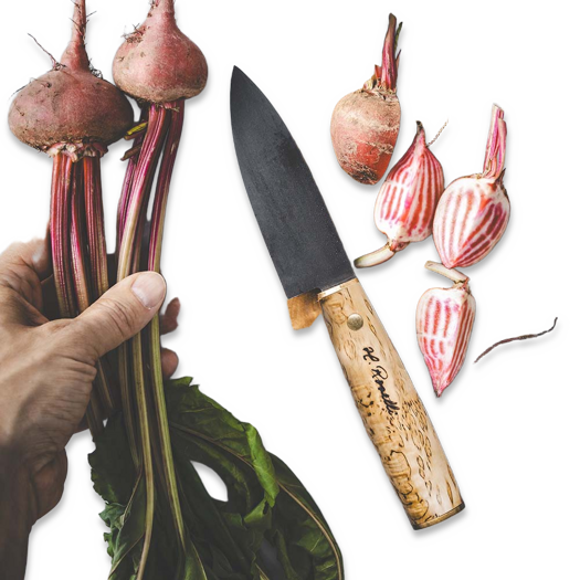 Roselli Small Chef with leather sheath k&oslash;kkenkniv