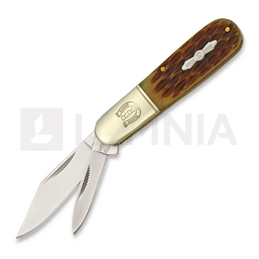 Rough Ryder Barlow kääntöveitsi, Amber jigged bone