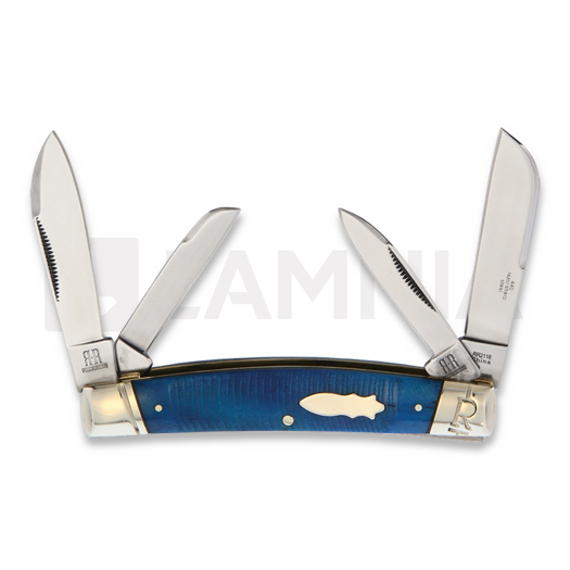 Rough Ryder Black and Blue Congress Pocket knife