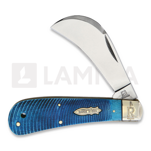 Pocket knife Rough Ryder Black And Blue Hawkbill