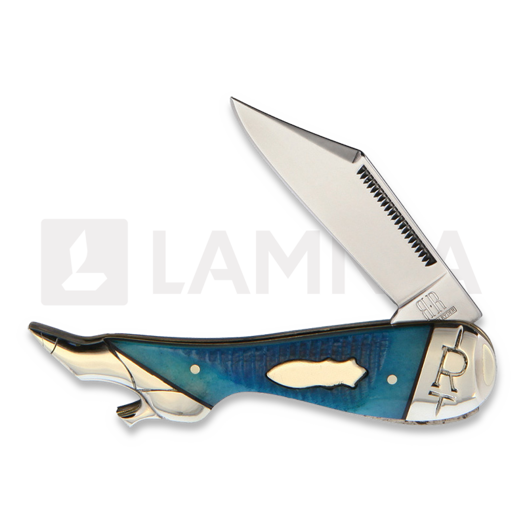 Pocket knife Rough Ryder Black and Blue Leg Knife