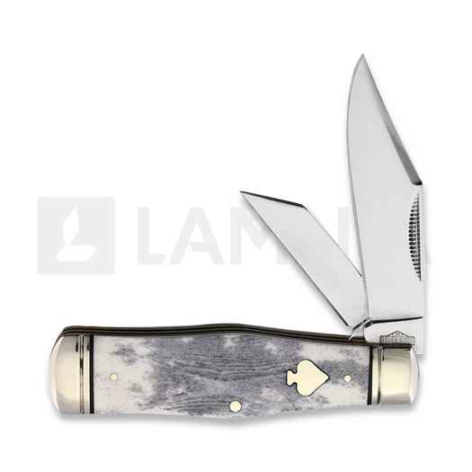 Rough Ryder Black Appaloosa Coke Bottle pocket knife