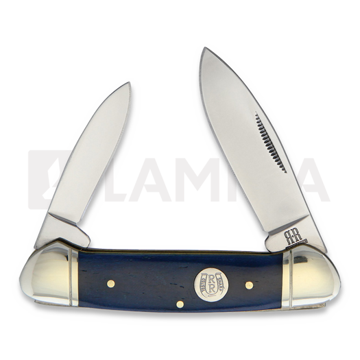 Rough Ryder Blue Smooth Bone Canoe fällkniv