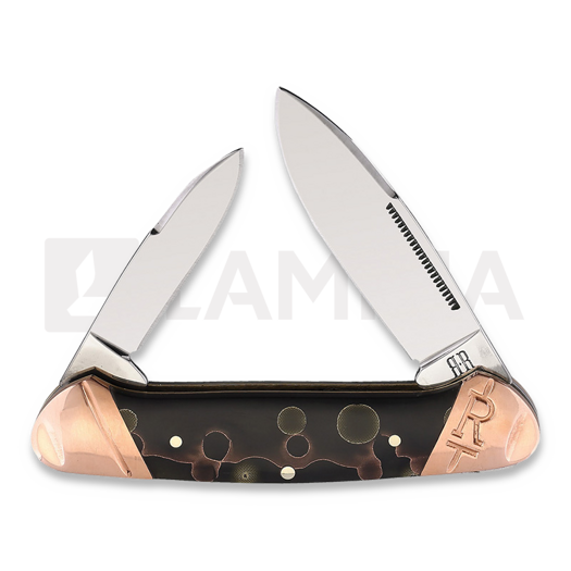 Rough Ryder Canoe Copper Swirl pocket knife