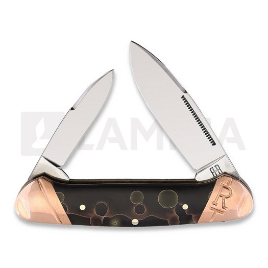 Rough Ryder Canoe Copper Swirl pocket knife