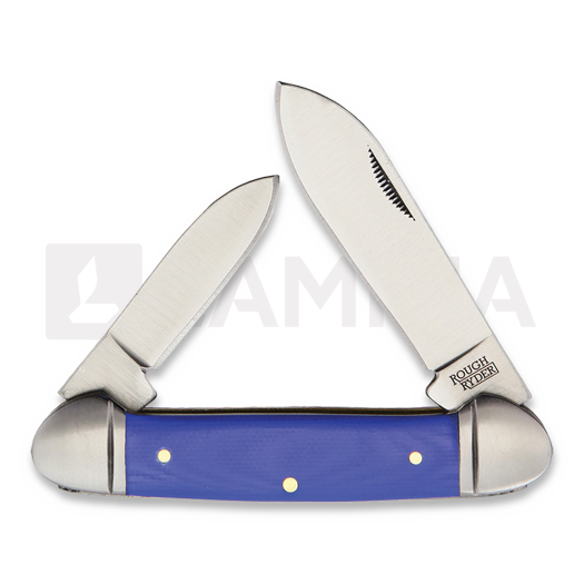 Rough Ryder Canoe G10 pocket knife, 藍色