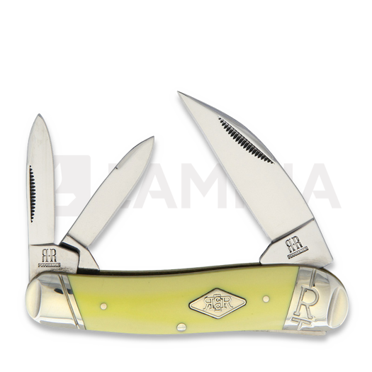 Rough Ryder Classic Carbon Yellow SwayBack pocket knife
