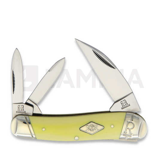 Rough Ryder Classic Carbon Yellow SwayBack pocket knife