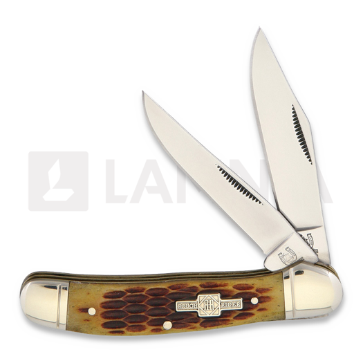 Rough Ryder Copperhead Amber Bone pocket knife