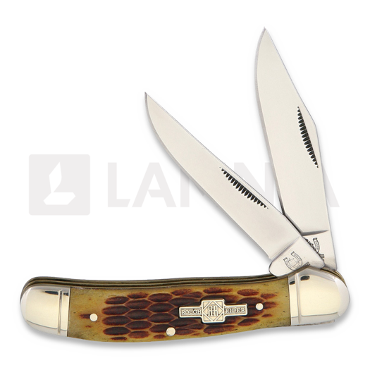 Pocket knife Rough Ryder Copperhead Amber Bone