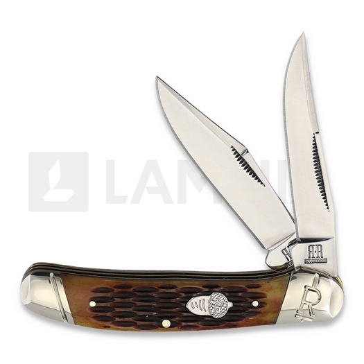 Pocket knife Rough Ryder Copperhead Amber Jigged Bone