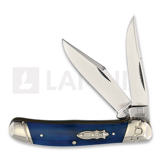 Nóż składany Rough Ryder Copperhead Blue Smooth Bone